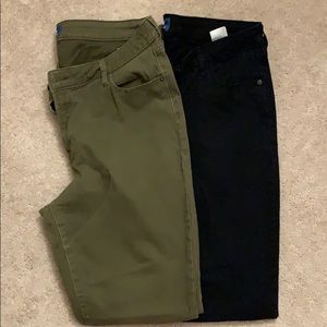 2 Pairs of Old Navy Pants 14 TALL/LONG